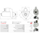 Motor de arranque Thermo King Various Models_1
