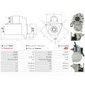 Motor de arranque John Deere 670G_1