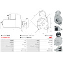 Motor de arranque John Deere X300_1